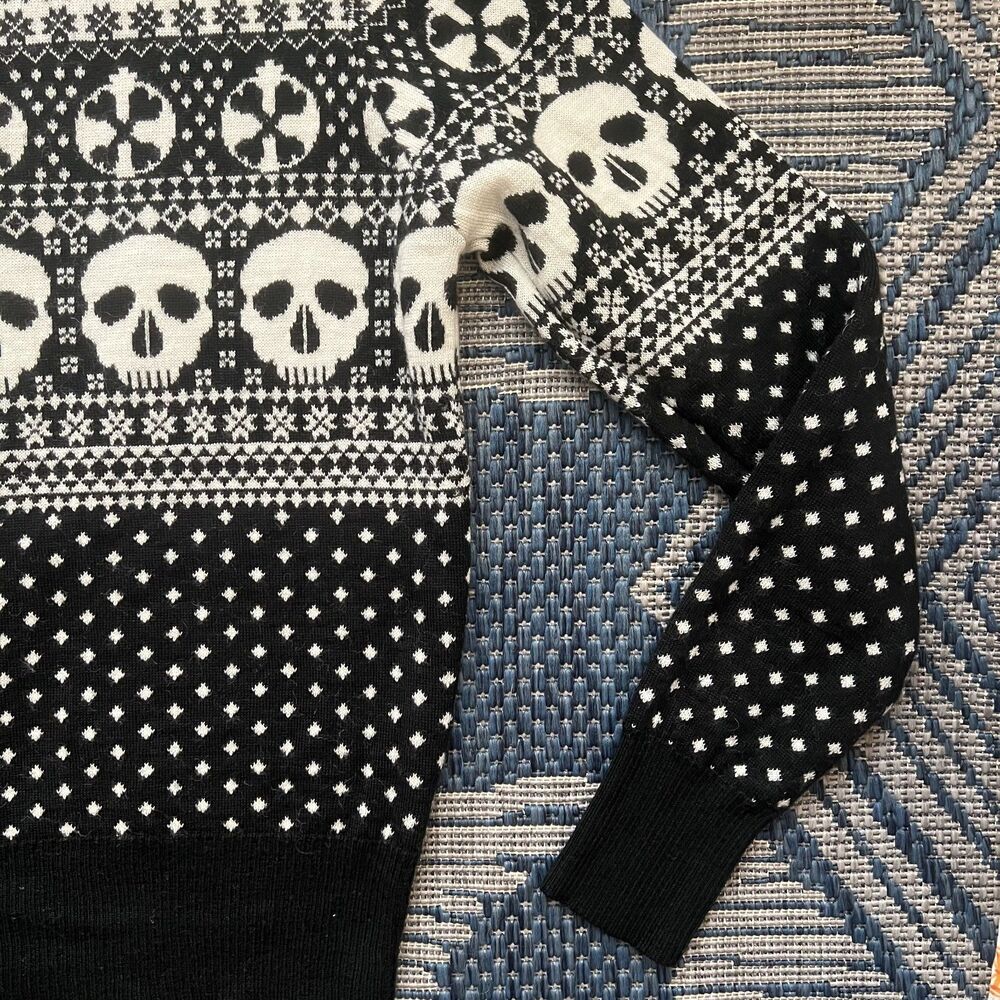 Hell Bunny goth punk emo grunge alt skull halloween holiday cardigan witchy M - Picture 8 of 10
